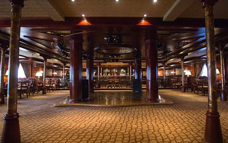 Lounge aboard the Princess Sarah Nile Cruise Nile cruise